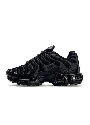Жіночі кросівки nike air max plus all black reflective