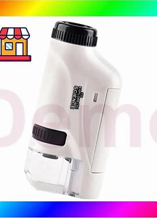 Bs детский портативный микроскоп best mix с подсветкой led bas77/n
