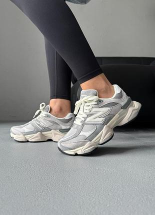 Женские летние кроссовки new balance 9060 light grey