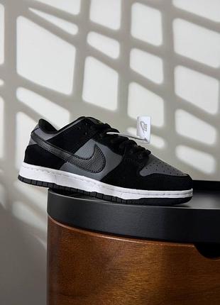 Nike sb dunk low pro black grey 5