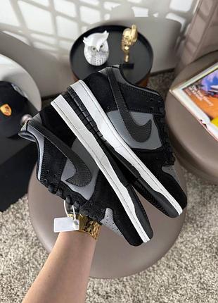 Nike sb dunk low pro black grey 3