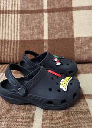 Дитячі босоніжки тапки крокси crocs