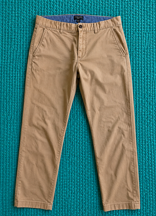 Banana republic fulton skinny chino мужские чиносы бежевые w34 l34
