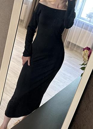 Сукня жіноча хс чорна довга