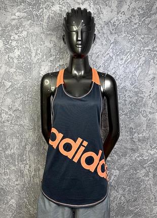 Adidas climalite майка s размер женская спортивная с принтом