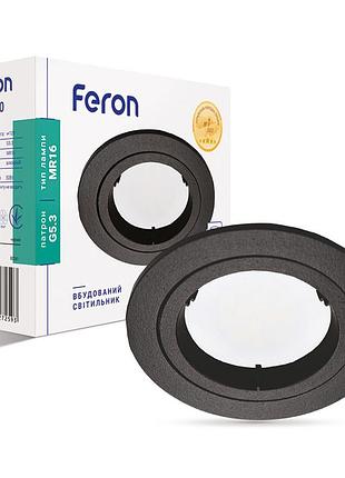 Встроенный светильник feron dl6310 под лампу черный