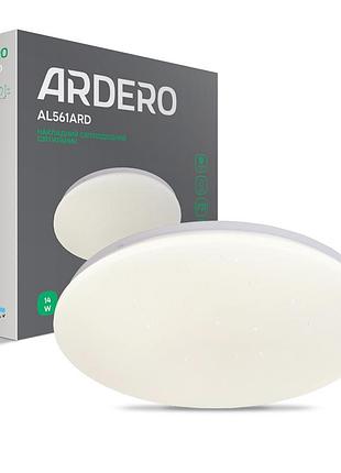 Светодиодный накладной светильник ardero al561ard 14вт 5000k звездное небо
