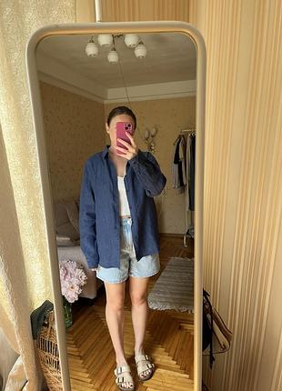 Сорочка uniqlo лляна