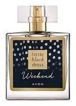 Жіноча парфумерна вода avon little black dress weekend 50 мл.