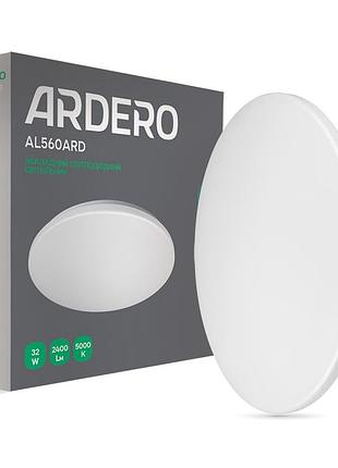 Светодиодный накладной светильник ardero al560ard 32вт 5000k белый