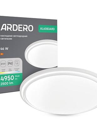 Светодиодный накладной светильник ardero al6083ard mars 46вт белый