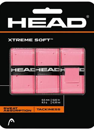 Обмотка head xtremesoft grip overwrap, dozen pink