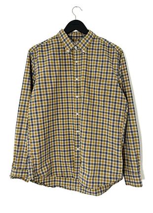 Сорочка в клітинку з довгим рукавом uniqlo