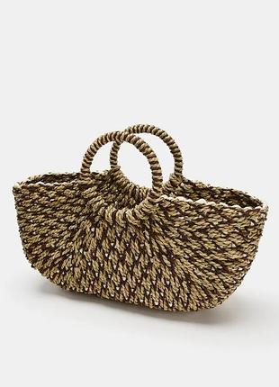 Плетена сумка жіноча zara new