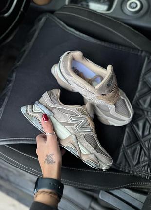 Женские кроссовки нью баланс стильные new balance 9060 brown 36 37