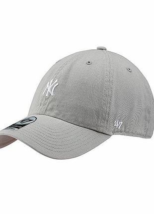 Кепка 47 brand los angeles dodgers base runner сірий уні osfa