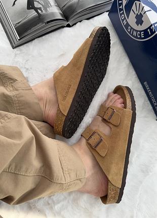 🐆 мужские сандалии birkenstock arizona chestnut 📦
