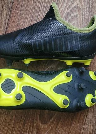 Детские бутсы копы puma finesse firm ground