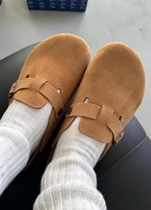 💕 женские сандалии birkenstock boston coffee 📦