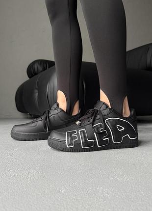 Женские летние кроссовки nike air force 1 low cactus plant flea market black