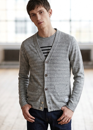Кардиган paul smith striped cotton cardigan