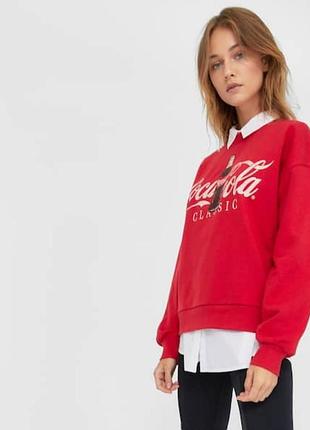 Свитшот stradivarius coca cola 2