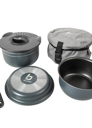 Набір посуду bo-camp trekking 5 pieces anthracite