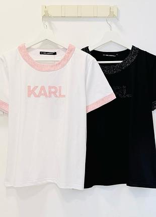Футболка жіноча karl lagerfeld женская футболка