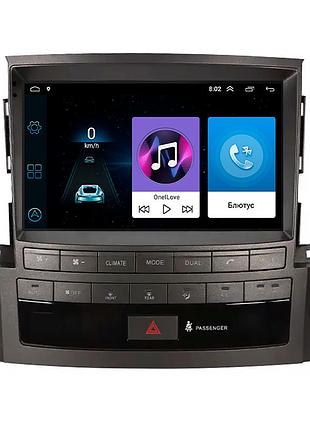 Штатна магнітола lesko для lexus lx iii 2007-2012 екран 9" 1/16gb wi-fi gps base