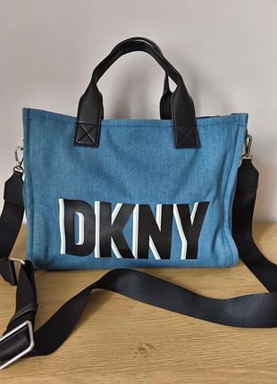 Сумка из коттона dkny