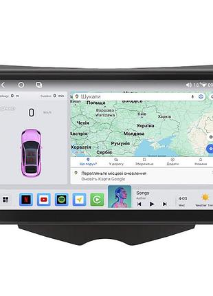 Штатна магнітола lesko для hyundai veloster i рестайлінг 2015-2017 екран 9" 4/64 qled carplay 4g wi-fi gps 360 prime