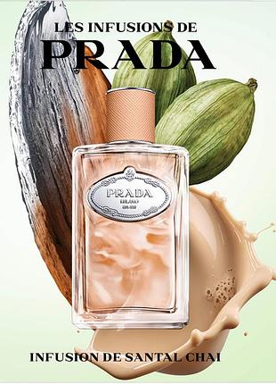 Новинка 2026 року prada les infusions: infusion de santal chai парфумована вода