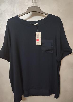 Легкая футболка блуза из вискозы m&amp;s marks and spencer