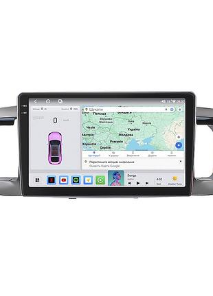 Штатна магнітола lesko для toyota corolla ix (e120, e130) 2000-2004 екран 9" 4/64 qled carplay 4g wi-fi gps 360 prime