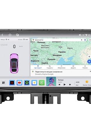 Штатна магнітола lesko для mercedes-benz sprinter ii (w906) рестайлінг 2014-2018 екран 9" 4/64 qled carplay 4g wi-fi gps 360