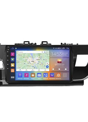 Штатна магнітола lesko для toyota corolla xi (e160, e170) 2012-2016 екран 10" 2/32gb carplay 4g wi-fi gps prime