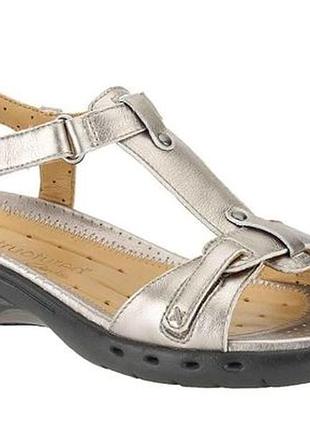 Р.38, 42 clarks женские кожаные босоножки оригинал