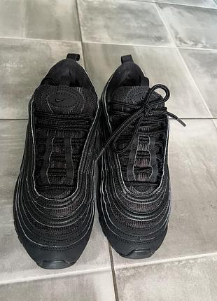 Чорні кросівки nike air max 97