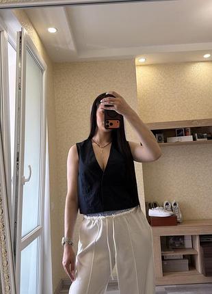 Жилетка zara синя