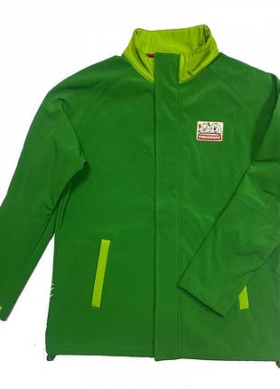 Куртка softshell (софтшел) водоотталкивающая и ветрозащитная для женщины fressnapf 407605 l зеленый