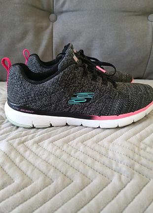 Женские брендовые кроссовки skechers skech-knit