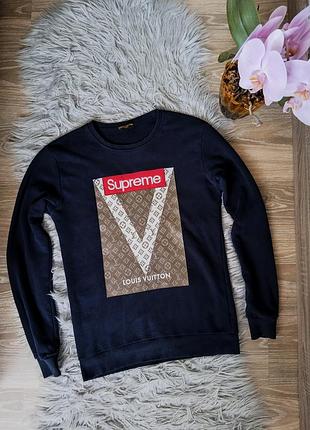 Louis vuitton & supreme, світшот жіночій ,l