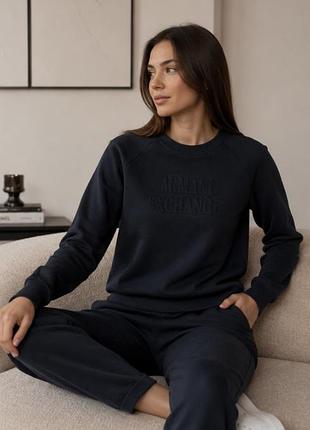 Женский стильный спортивный костюм armani exchange