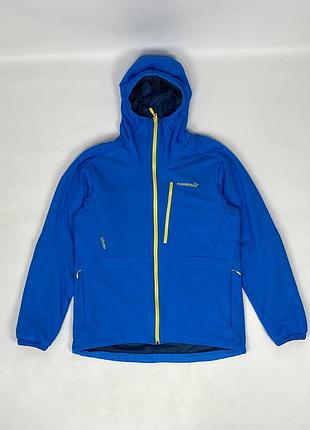 Трекінгова куртка norrona lofoten alpha polartec mens blue full zip softshell ski jacket hooded оригінал туристична чоловіча синя розмір xl