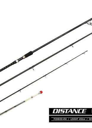 Вудилище фідер. feeder concept distance black 150 150/4.50 (1х3oz;1x4oz;1x5oz)