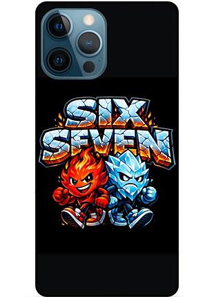 Силіконовий чохол six seven шість сім для xiaomi samsung motorola nokia iphone zte vivo oppo realme sixseven 08