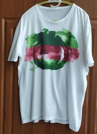 Футболка gucci watercolor gg logo