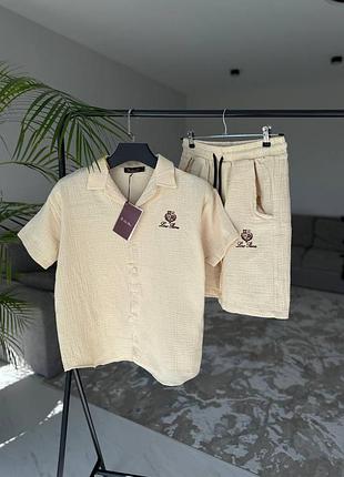 Чоловічий літній костюм loro piana