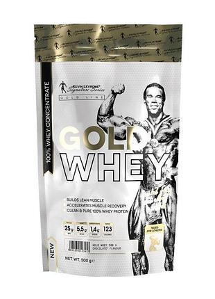 Протеїн kevin levrone gold whey 500 г cookies & cream | сироватковий білок для росту м'язів