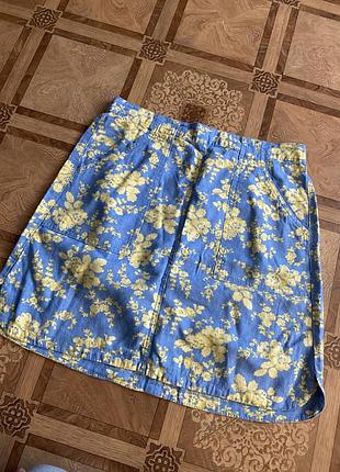 Спідниця льон , m&s, l